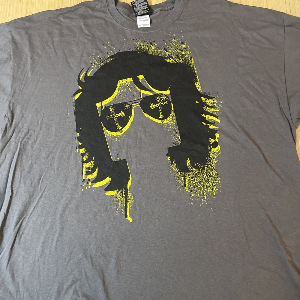 WWE John Morrison This shirt changed my life Gray 4XL Double Sided NOS